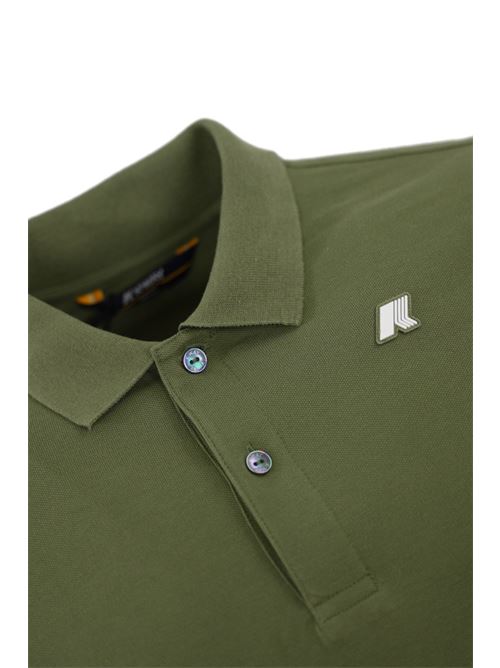 Polo Vincent Piquet in cotone Green lichen K-WAY | K 1125BWV15